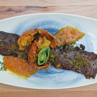 Mar Y Tierra (Churrasco Y Camarones) / Surf and Turf (Skirt Steak & Shrimp) Platter