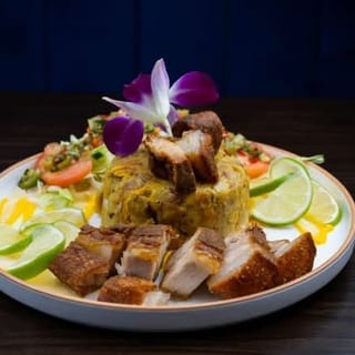 Cerdo / Ball Plantain with Roast Pork