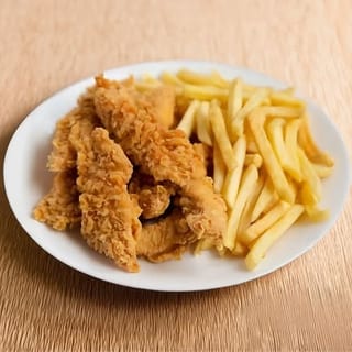 Dedos De Pollo Con Papas Fritas / Chicken Finger with Fries